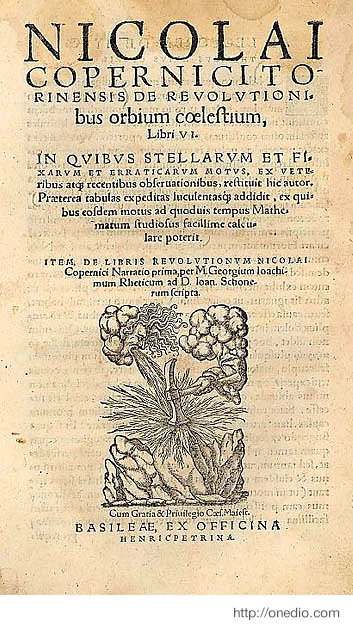 Nicolai Copernicito Torinensis De Revolutionibus Orbium Coelestium